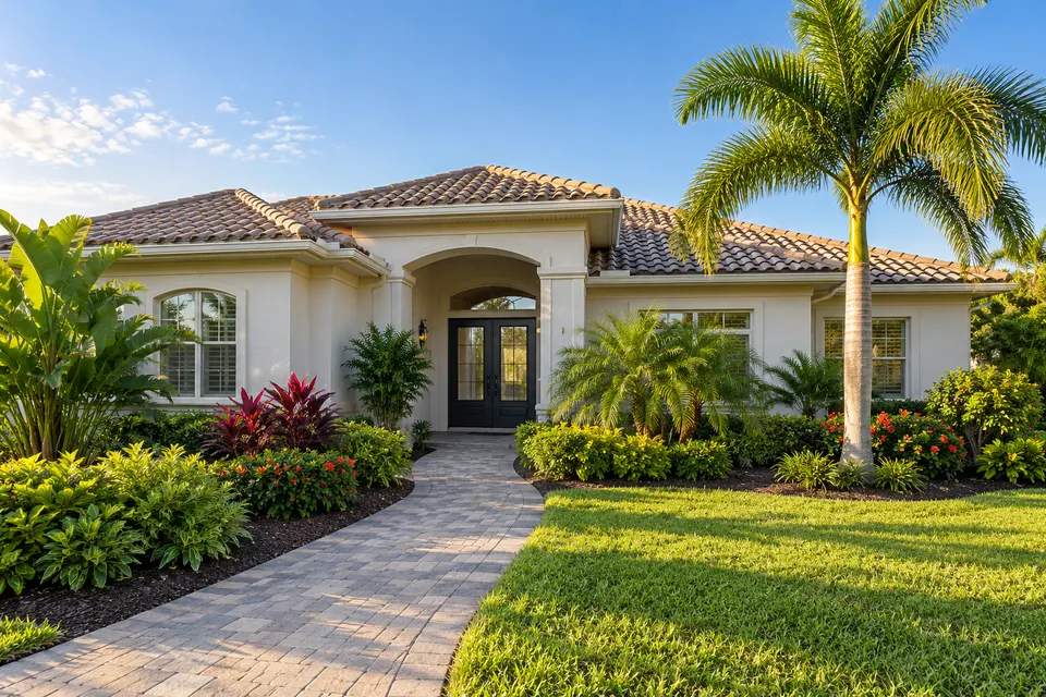 Generated illustration of a residential home in Sarasota.