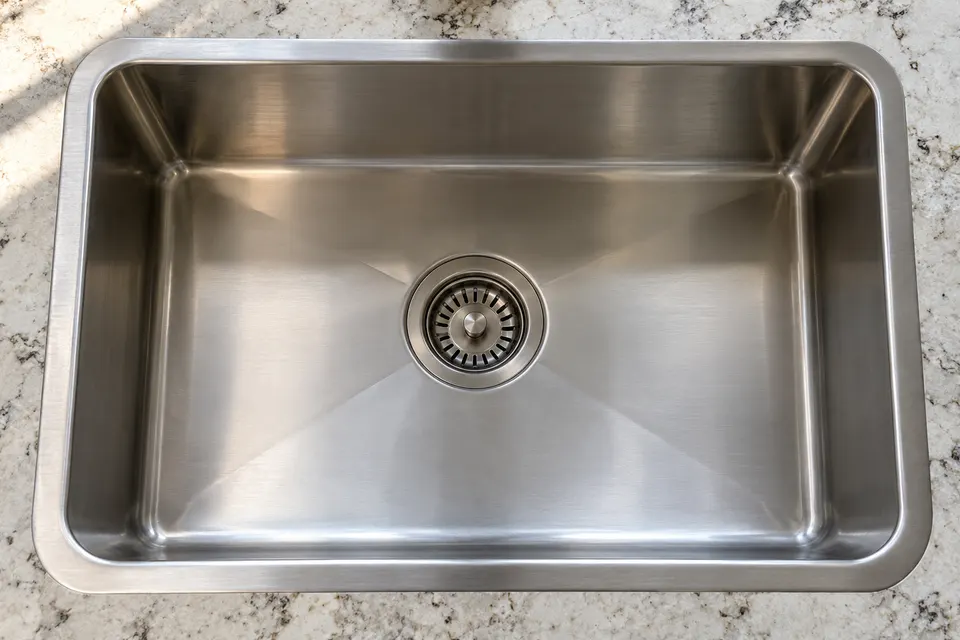 Generated illustration of a residential sink drain in Sarasota.