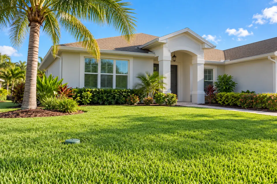 Generated illustration of a residential sewer line beneath a Sarasota yard.